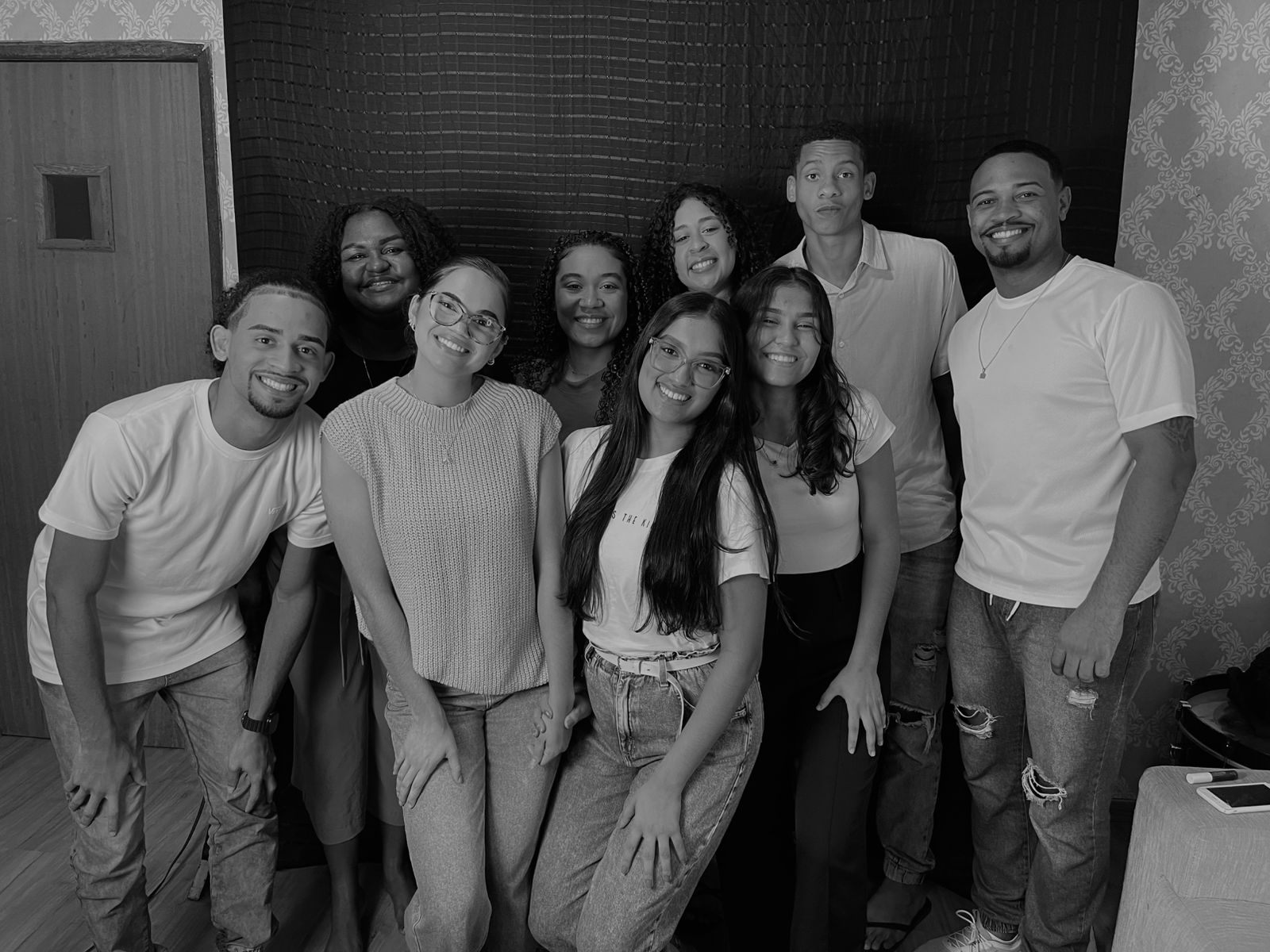 Equipamento de câmera durante uma transmissão ao vivo